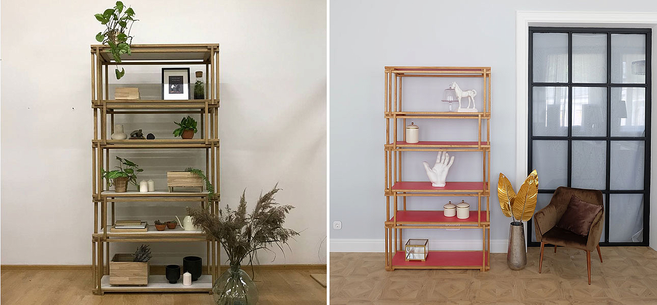 Стеллаж кубические сечения Hadley Стеллаж кубические сечения Hadley - Loft-Concept в Орле
