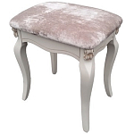 Пуф из массива дерева с велюровой обивкой Marrok French Seating варинант исполнения - 1 | Loft Concept в Орле