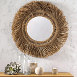 Зеркало из ротанга и сизаля WICKER MIRROR 100 варинант исполнения - 3 | Loft Concept в Орле