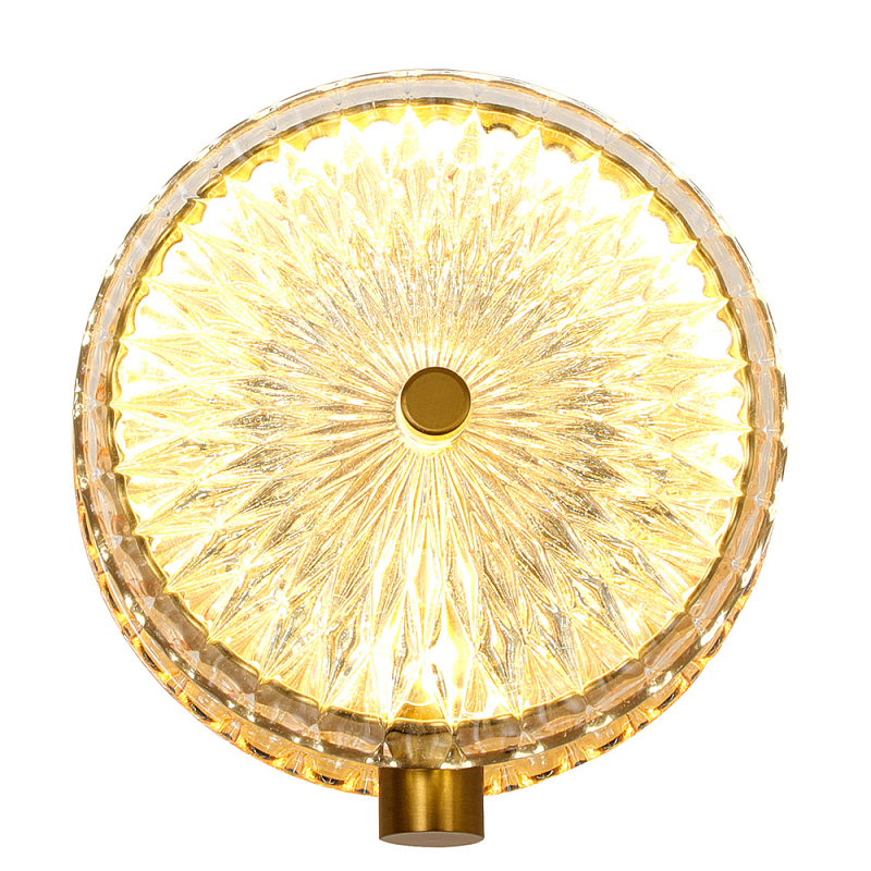 Бра с плафоном из рельефного стекла Peony Glass Bronze Прозрачный Бронза Черный Бра с плафоном из рельефного стекла Peony Glass Bronze Прозрачный Бронза Черный в Орле | Loft Concept