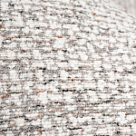 Кресло вращающееся круглой формы из серого шенилла Favorite Vacation Place варинант исполнения - 3 | Loft Concept в Орле