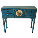 Консоль в китайском стиле с 4-мя ящиками Chinese Elm Console Table варинант исполнения - 1 | Loft Concept в Орле