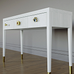 Дизайнерский Письменный стол Elsa Dreams White с тремя ящиками варинант исполнения - 2 | Loft Concept в Орле