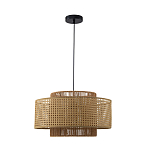 Подвесной светильник с абажуром из плтеного бамбука Light Inside the Cell варинант исполнения - 3 | Loft Concept в Орле