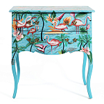 Комод с росписью Розовый фламинго L.XV CHEST OF DRAWERS Flowers with Flamingo варинант исполнения - 2 | Loft Concept в Орле