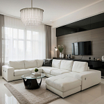 Люстра круглая с прозрачными стеклянными трубками Nembus варинант исполнения - 12 | Loft Concept в Орле