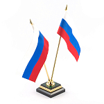 Флагшток из малахита и бронзы с позолотой Stone Flagpole варинант исполнения - 2 | Loft Concept в Орле