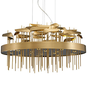 Светодиодная дизайнерская инсталляция ANODINE Perlina Disk Chandelier