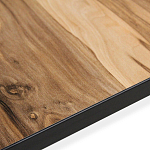 Стол обеденный раздвижной с прямоугольной столешницей на четырех черных ножках Blair варинант исполнения - 7 | Loft Concept в Орле