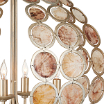 Люстра в форме шара с декором из круглых декоративных элементов Bright Shell Discs варинант исполнения - 1 | Loft Concept в Орле