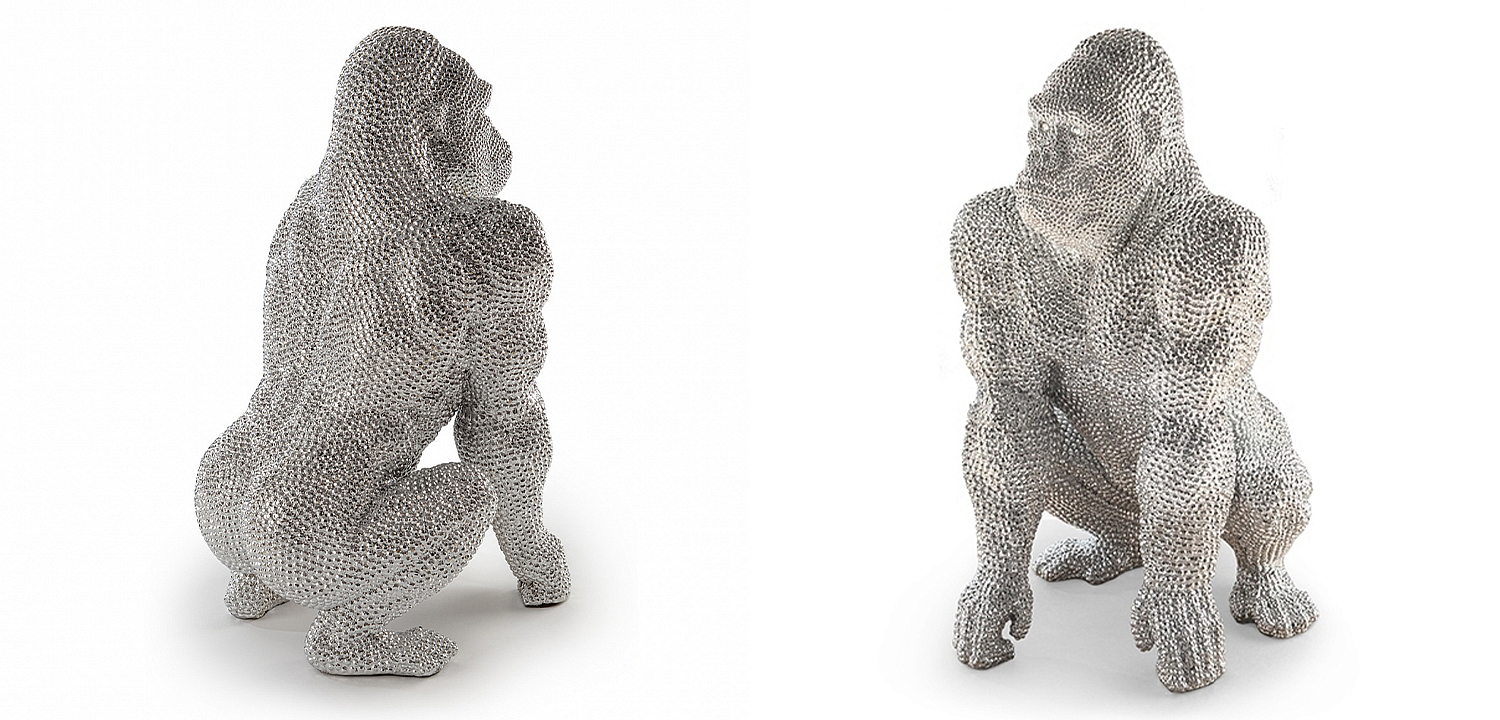 Статуэтка Gorilla Silver Статуэтка Gorilla Silver - Loft-Concept в Орле