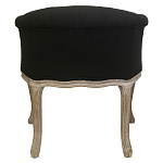 Кресло низкое в стиле прованс Louis French Armchair black flax варинант исполнения - 2 | Loft Concept в Орле