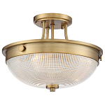 Потолочный светильник со стеклянным плафоном в виде купола Quoizel варинант исполнения - 13 | Loft Concept в Орле