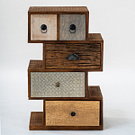 Тумба необычной формы с выдвижными ящиками Shift варинант исполнения - 2 | Loft Concept в Орле