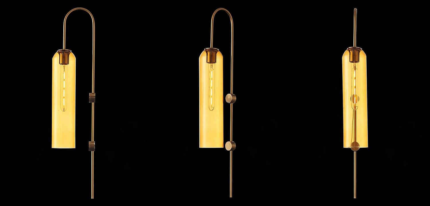 Бра ARTICOLO float Wall Sconce Amber Бра ARTICOLO float Wall Sconce Amber - Loft-Concept в Орле