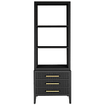 Этажерка Primo с ящиками шпон Черный дуб варинант исполнения - 1 | Loft Concept в Орле