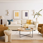 Журнальный стол с круглой деревянной столешницей Urban Style Space варинант исполнения - 4 | Loft Concept в Орле