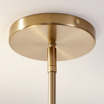 Люстра круглая с 2-мя металлическими абажурами Andromeda варинант исполнения - 5 | Loft Concept в Орле