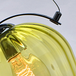 Подвесной светильник со стеклянном плафоном в форме бокала Kaleido варинант исполнения - 28 | Loft Concept в Орле