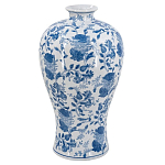 Ваза фарфоровая высокая с синими цветочными мотивами Independence варинант исполнения - 2 | Loft Concept в Орле