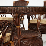 Комплект обеденный из ротанга Eloise grand варинант исполнения - 13 | Loft Concept в Орле