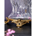 Ваза прозрачная с бронзовыми ручками в виде ангелов Eden Garden варинант исполнения - 5 | Loft Concept в Орле