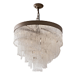 Люстра со стеклянными подвесками в виде круглых бусин Waterfall of Light варинант исполнения - 1 | Loft Concept в Орле