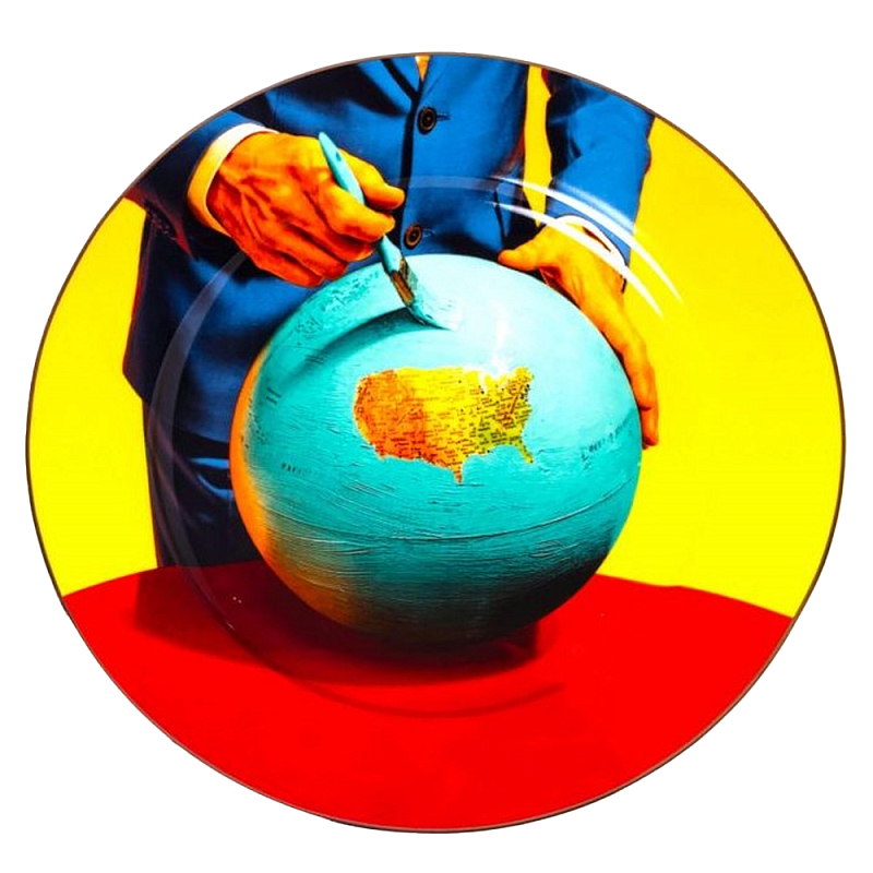 Тарелка Seletti Globe Мульти Тарелка Seletti Globe Мульти в Орле | Loft Concept