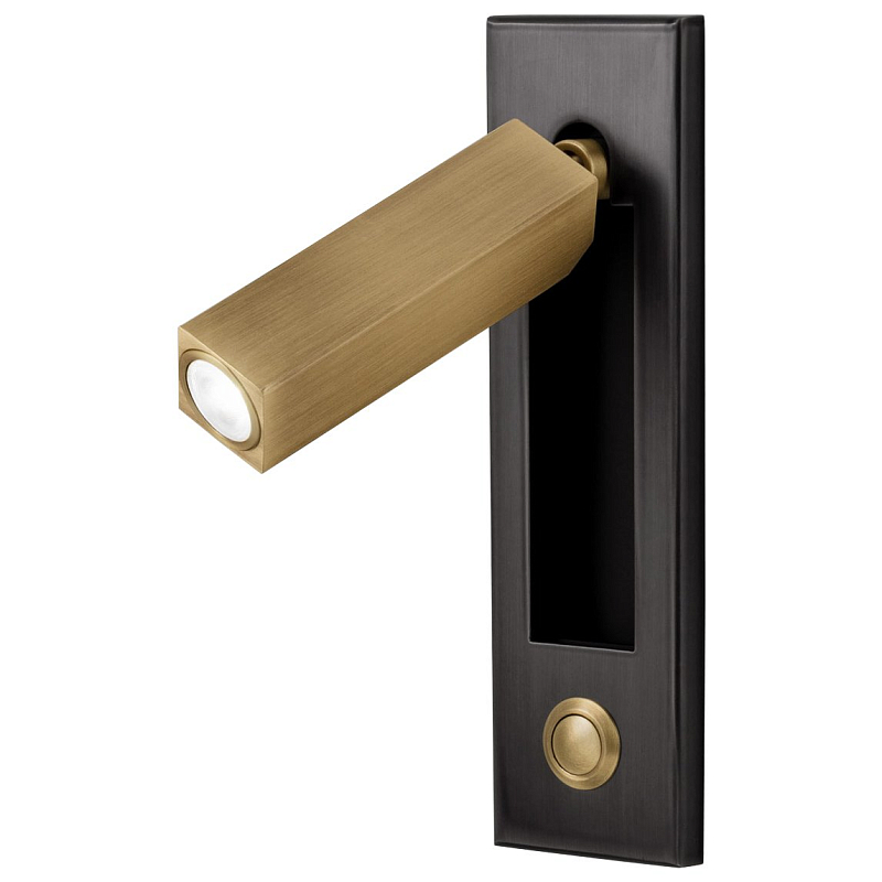 Бра Chelsom WALL LED DOCK BRASS Латунь Черный Бра Chelsom WALL LED DOCK BRASS Латунь Черный в Орле | Loft Concept