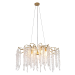 Люстра c подвесками из прозрачного хрусталя Диаметр 85 см FAIRYTREE Light варинант исполнения - 1 | Loft Concept в Орле