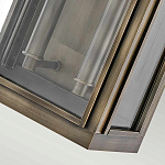 Настенный фонарь прямоугольной формы цвета состаренная латунь с двумя лампами Hinkley варинант исполнения - 3 | Loft Concept в Орле