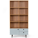 Широкий стеллаж с принтом Elise Rack варинант исполнения - 14 | Loft Concept в Орле