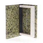 Шкатулка в виде книги из натурального камня змеевик Stone Casket варинант исполнения - 3 | Loft Concept в Орле