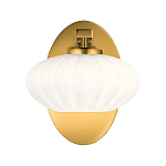  Бра с круглым плафон из матового белого стекла Kichler варинант исполнения - 7 | Loft Concept в Орле