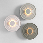 Бра круглое Soft Halo серый варинант исполнения - 5 | Loft Concept в Орле