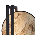 Бра из двух каменных дисков в металлической раме Constellation варинант исполнения - 2 | Loft Concept в Орле