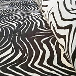 Мебельная ткань Шенилл черно-белый принт 140 см T3-1 варинант исполнения - 2 | Loft Concept в Орле