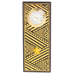 Часы подарочные настольные в виде погона Генерала из натурального камня Змеевик Gold Military Clock варинант исполнения - 4 | Loft Concept в Орле