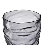 Ваза стеклянная фактурная Crumpled Vase 25,3 см варинант исполнения - 2 | Loft Concept в Орле