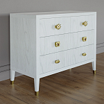 Бельевой Комод с 4 ящиками Elsa Dreams White варинант исполнения - 1 | Loft Concept в Орле