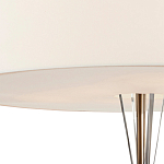 Люстра круглая с белым тканевым абажуром  White Light Diffuser варинант исполнения - 2 | Loft Concept в Орле