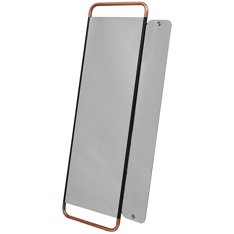 Напольное зеркало Copper Black Functional Mirror Черный Медь Зеркало в Орле | Loft Concept 