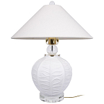 Настольная лампа керамическая с абажуром Valencia варинант исполнения - 1 | Loft Concept в Орле