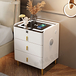 Умная прикроватная тумбочка c зарядкой для телефона Smart Furniture варинант исполнения - 1 | Loft Concept в Орле