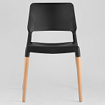 Пластиковый стул на ножках из массива бука Ferret Black 4 шт варинант исполнения - 2 | Loft Concept в Орле