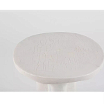 Дизайнерский журнальный стол белый на 3-х ножках в виде ступней African table варинант исполнения - 2 | Loft Concept в Орле