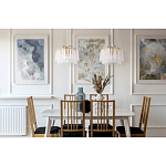 Люстра с подвесными рифлеными стеклянными трубками Nembus варинант исполнения - 23 | Loft Concept в Орле