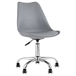 Офисный стул на металлическом основании EGGERY Grey пластик варинант исполнения - 1 | Loft Concept в Орле