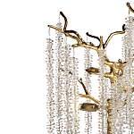 Лампа настольная со стеклянными подвесами цвет золото FAIRYTREE Light варинант исполнения - 2 | Loft Concept в Орле