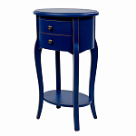 Синяя тумба на фигурных ножках Shelby варинант исполнения - 2 | Loft Concept в Орле